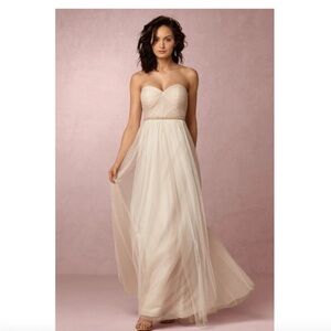 Jenny Yoo Collection Strapless Tulle Gown
